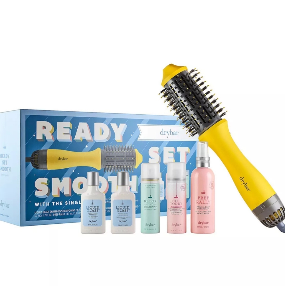 Drybar Ready Set Smooth 6 Piece Styling Set NIB